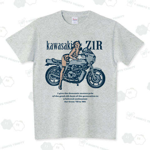 Retro kawasaki Z1R girl_B