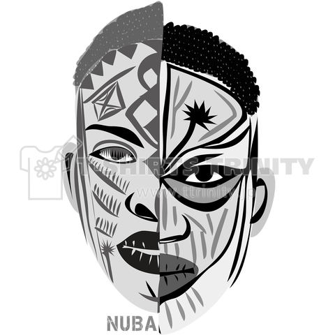 African makeup NUBA /DESIGN : 001