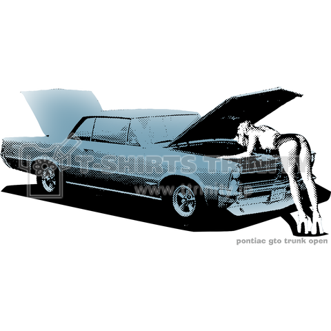 Pontiac Gto Trunk Open デザインtシャツ通販 Tシャツトリニティ