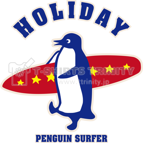 HOLIDAY PENGUIN SURFER-1