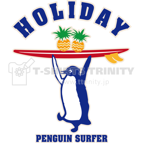 HOLIDAY PENGUIN SURFER-2