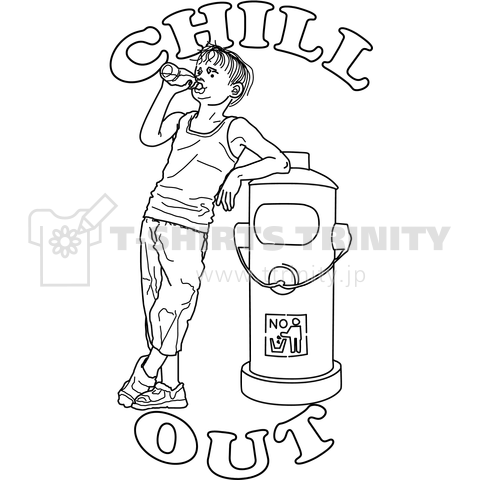 CHIL OUT BOY_黒