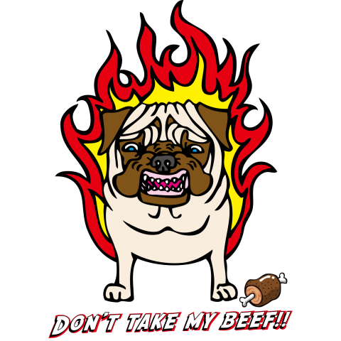 -Angry  Pug-(Fawn)