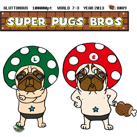 -Super pugs bros-