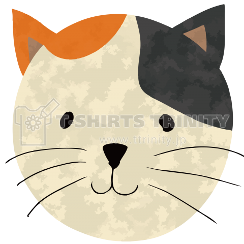三毛猫さんイラストtシャツ デザインtシャツ通販 Tシャツトリニティ