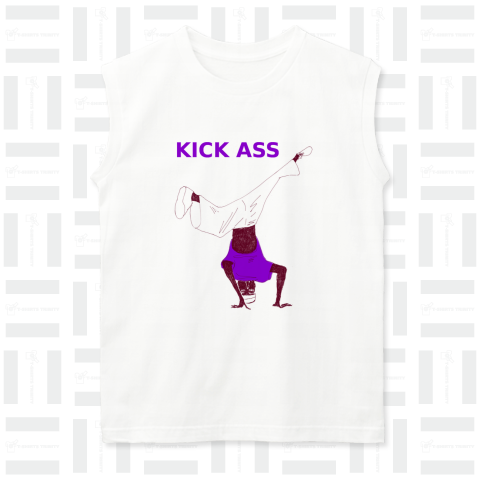 ヒップホッパー専用Tシャツ「KICK ASS」