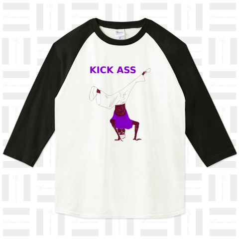 ヒップホッパー専用Tシャツ「KICK ASS」