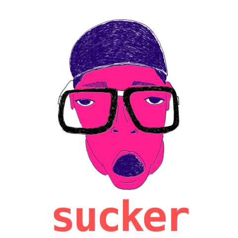 ヒップホッパー専用Tシャツ「SUCKER」