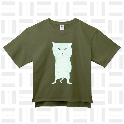 猫のデザインTシャツ