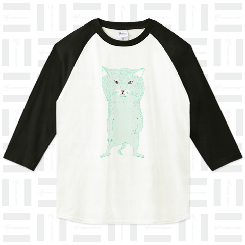 猫のデザインTシャツ