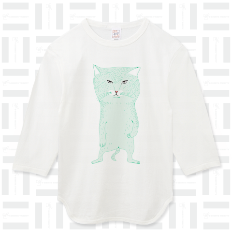 猫のデザインTシャツ