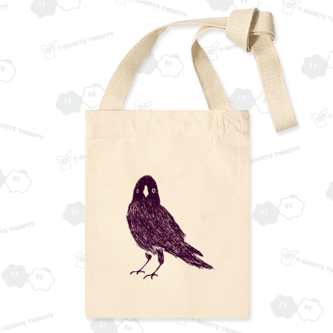 カラスのデザインTシャツ「raven」