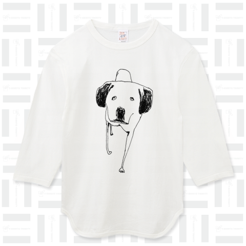 イヌのデザインTシャツ