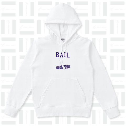 スケーターデザインTシャツ「BAIL」