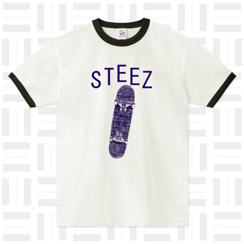 スケーターデザインTシャツ「STEEZ」