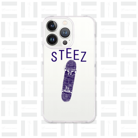 スケーターデザインTシャツ「STEEZ」