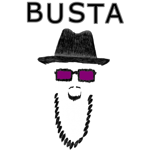 スラングTシャツ「BUSTA」