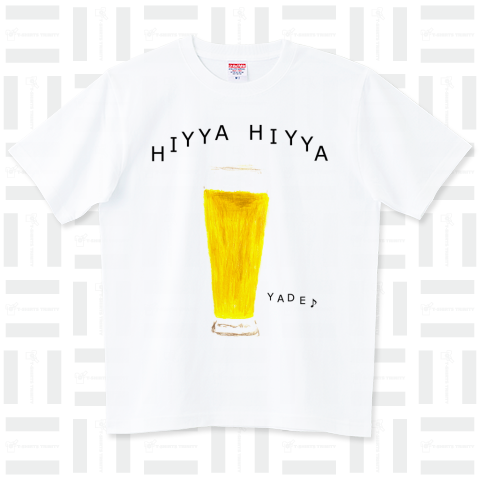 ビール党専用Tシャツ「ひやひや やで」*「ビールTシャツ特集」に掲載されました!