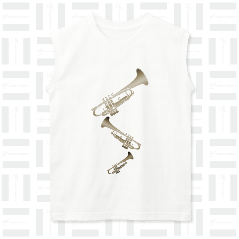 楽器デザインTシャツ「トランペット」