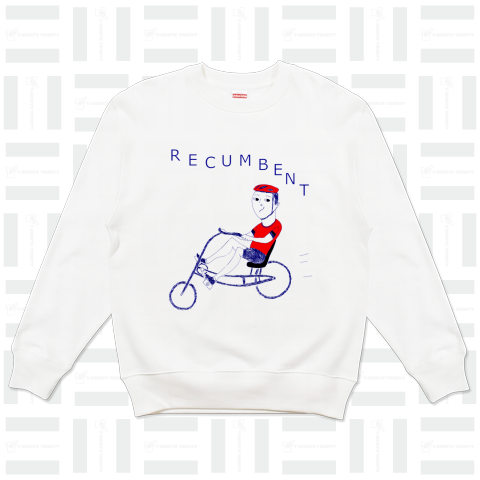 「リカンベント」マニア専用Tシャツ/ユーモア  自転車  かわいい  スポーツ  アウトドア  趣味  シンプル  子ども  リカンベント