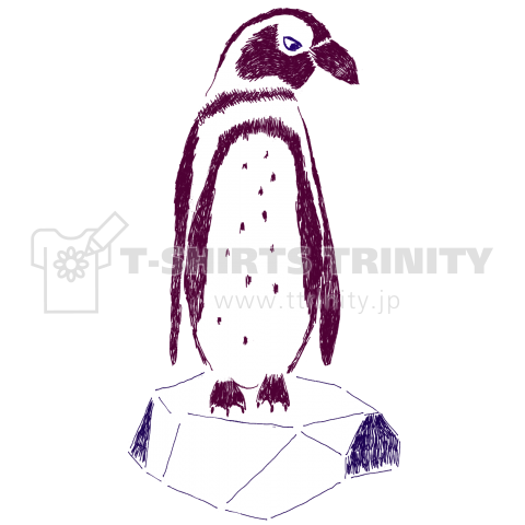 ペンギンのデザインTシャツ