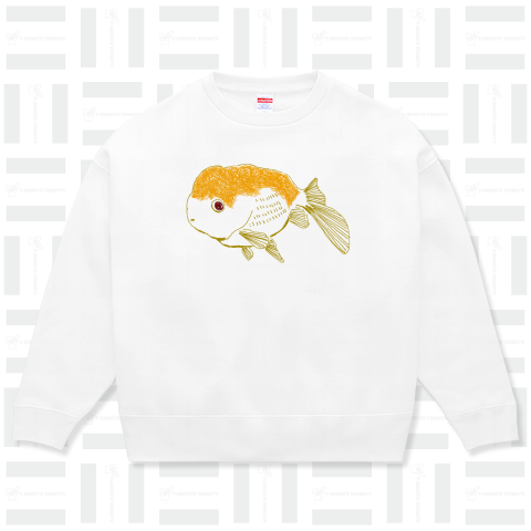 金魚のデザインTシャツ
