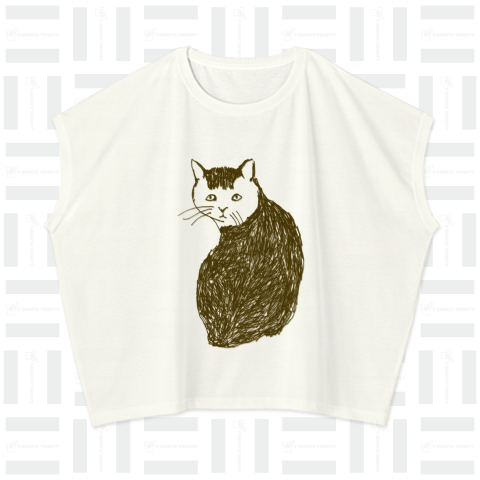 ネコのデザインTシャツ(Tシャツ・ロングTシャツ・スウェット・パーカー・ETC)