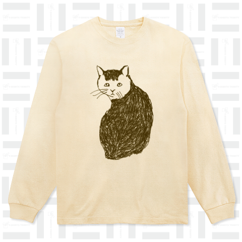 ネコのデザインTシャツ(Tシャツ・ロングTシャツ・スウェット・パーカー・ETC)