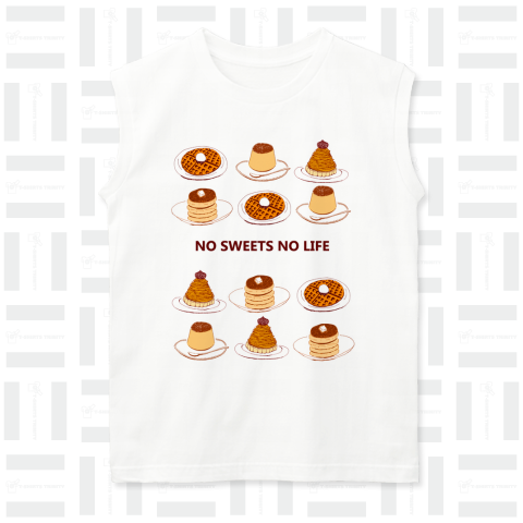 スイーツ芸人専用Tシャツ「NO SWEETS NOLIFE」*スイーツTシャツ特集に掲載されましたあ