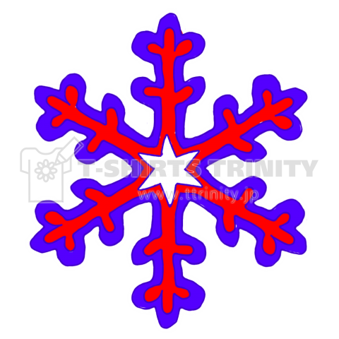 クリスマスデザイン:雪の結晶
