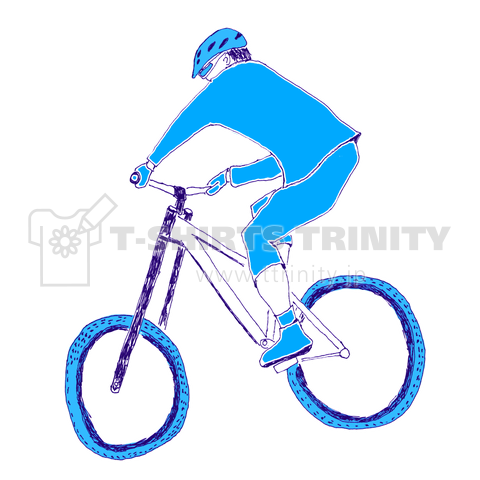 サイクリスト専用tシャツ Mtb 文字なし デザインtシャツ通販 Tシャツトリニティ