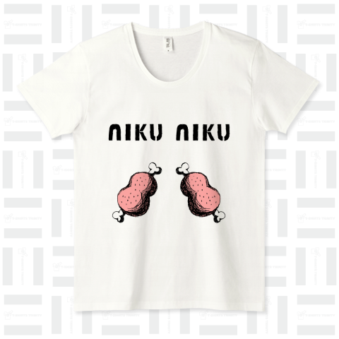 お肉大好き人専用デザイン「NIKUNIKU」*BBQTシャツ特集に掲載されましたあ!