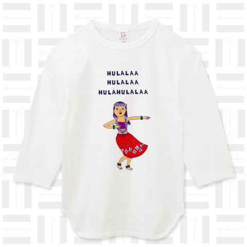 このなつのおすすめ!フラダンスデザイン「ふららあ ふららあ ふらふららあ」*レディースTシャツ特集に掲載されましたあ!