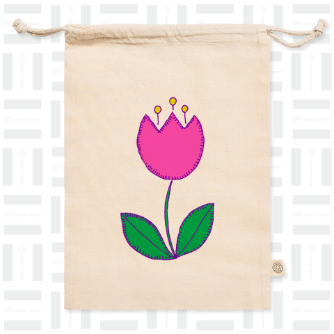 昭和レトロポップ花柄デザイン「チューリップ」*レトロTシャツ特集に掲載されましたあ!