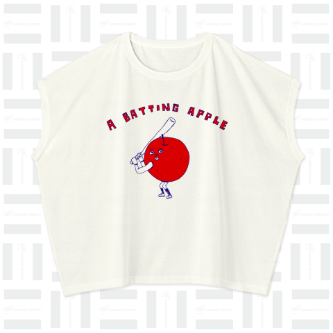 ユーモアデザイン「A BATTING APPLE」