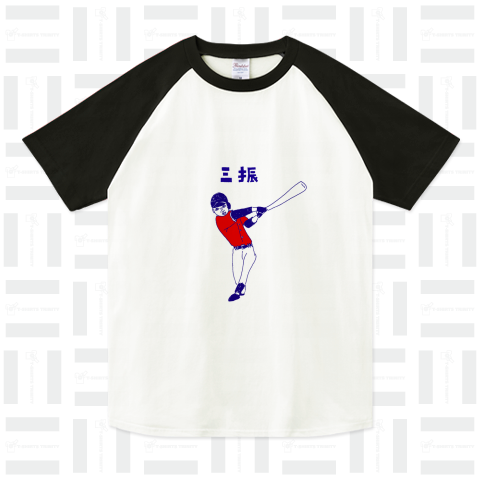 ユーモア野球デザイン「三振」*野球Tシャツ特集に掲載されました!