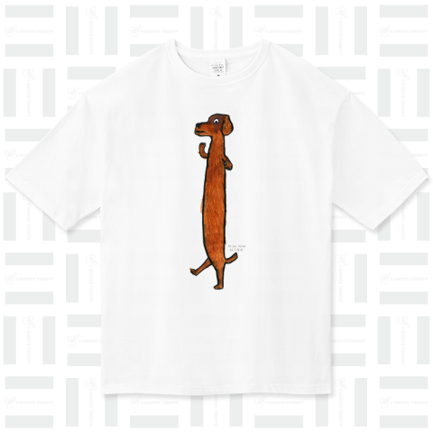 ダックスフンド（Tシャツ）|デザインTシャツ通販【Tシャツトリニティ】