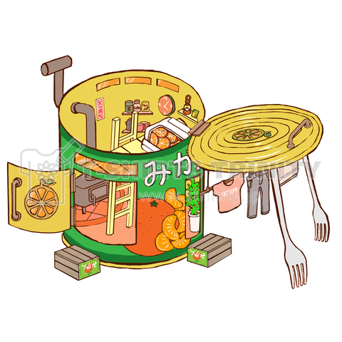 缶詰生活(みかん)