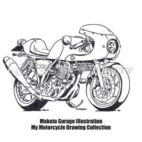 My Motorcycle Drawing Collection 004