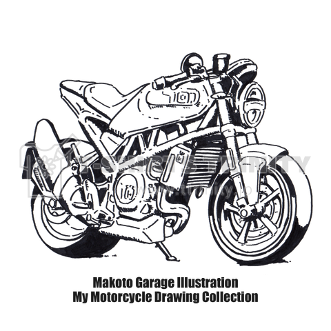 My Motorcycle Drawing Collection 002