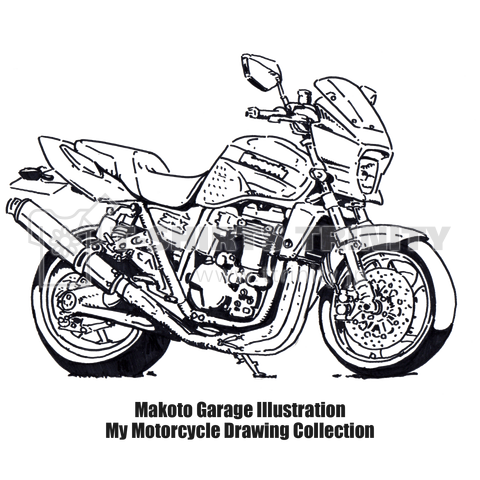 My Motorcycle Drawing Collection 008