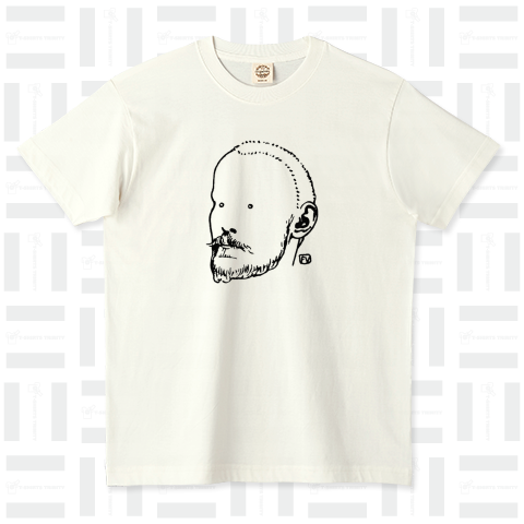 ジュール ルナール ✜ Jules Renard 1921✜Félix Vallotton フェリックス・ヴァロットン オーガニックコットンTシャツ(5.3オンス)