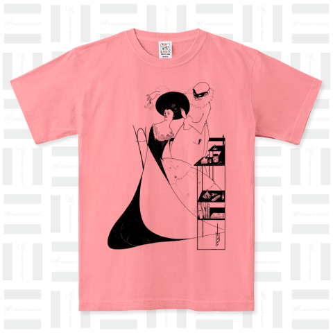 サロメの化粧 2 」1893 ✜ Aubrey Beardsley オーブリー・ビアズリー （プレミアムTシャツ）|デザインTシャツ通販【Tシャツトリニティ】