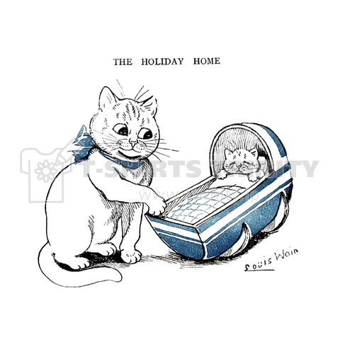 休日はおうちで☆THE HOLIDAY HOME✜Louis Wain ルイス・ウェイン