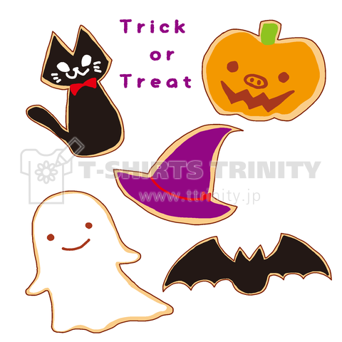 ハロウィン アイシングクッキー デザインtシャツ通販 Tシャツトリニティ