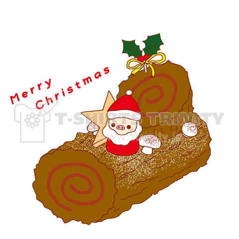 クリスマスケーキ ブッシュドノエル