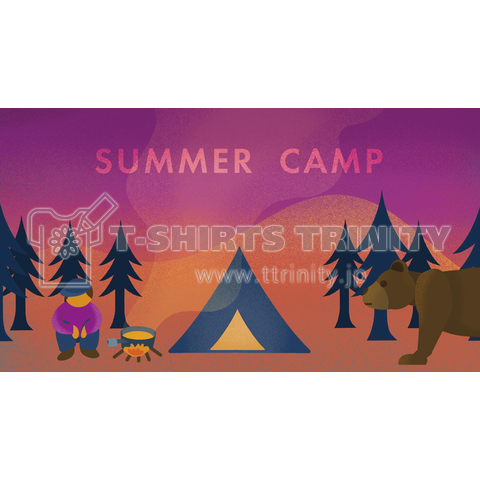 SUMMER CAMP サマーキャンプ (カスタマイズ可)