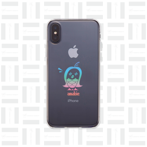 amabie(フロントプリント版) iPhoneX/XS クリアケース