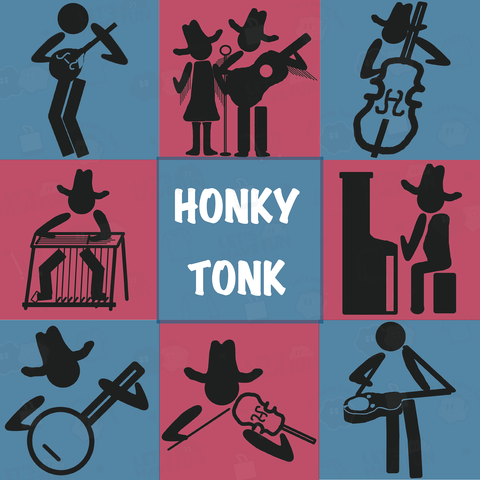 Pictogram Country Music Instruments