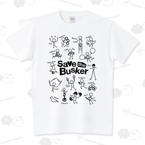 Save the Busker(black)